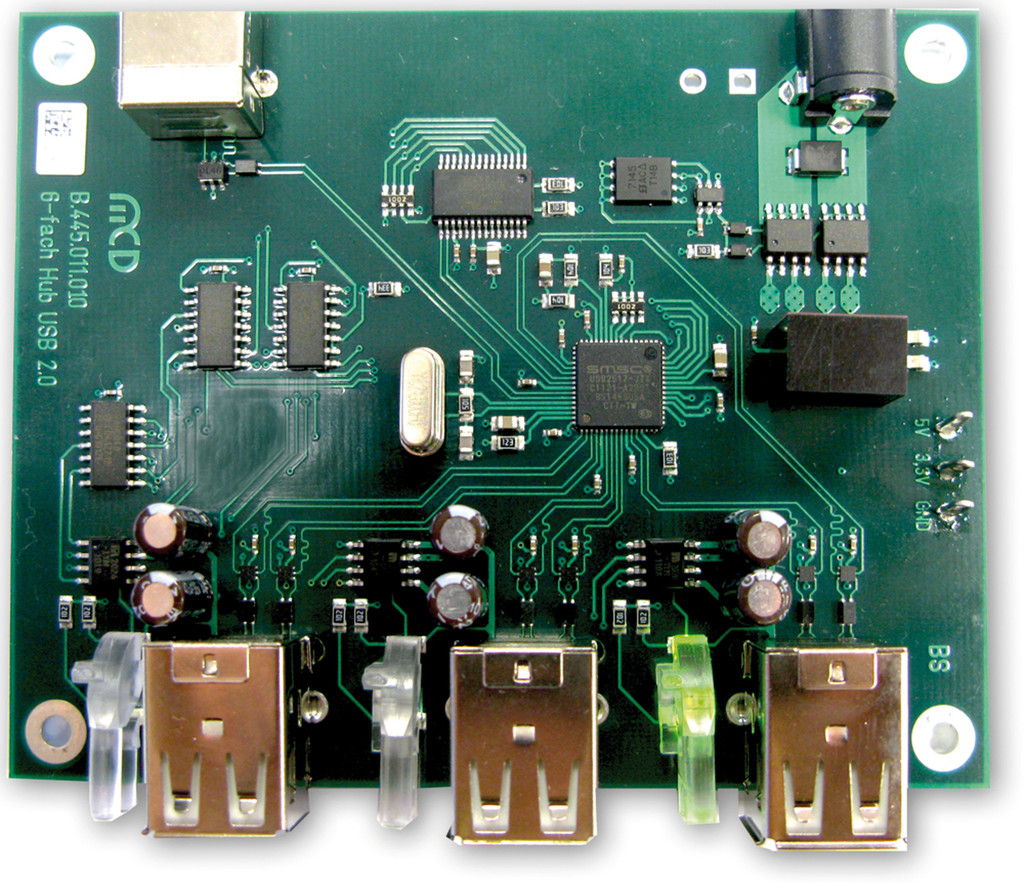 USB hub 6-Port board